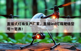 直插式灯珠生产厂家，直插led灯珠规格型号一览表！