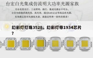 幻彩灯灯珠3528，幻彩灯带1934芯片？