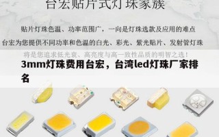 3mm灯珠费用台宏，台湾led灯珠厂家排名