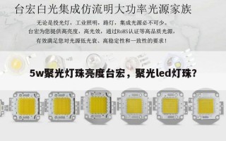 5w聚光灯珠亮度台宏，聚光led灯珠？