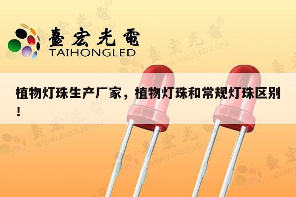 植物灯珠生产厂家,植物灯珠和常规灯珠区别!-第1张图片-led灯珠, 贴片led灯珠, 直插led灯珠, 大功率灯珠, 3528灯珠, led灯珠厂家广东台宏光电科技有限公司 服务热线400-689-8189 植物灯珠生产厂家,植物灯珠和常规灯珠区别!-第1张图片-led灯珠, 贴片led灯珠, 直插led灯珠, 大功率灯珠, 3528灯珠, led灯珠厂家广东台宏光电科技有限公司 服务热线400-689-8189