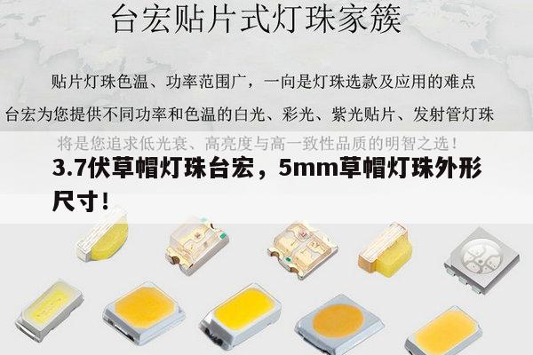 3.7伏草帽灯珠台宏,5mm草帽灯珠外形尺寸!-第1张图片-led灯珠, 贴片led灯珠, 直插led灯珠, 大功率灯珠, 3528灯珠, led灯珠厂家广东台宏光电科技有限公司 服务热线400-689-8189 3.7伏草帽灯珠台宏,5mm草帽灯珠外形尺寸!-第1张图片-led灯珠, 贴片led灯珠, 直插led灯珠, 大功率灯珠, 3528灯珠, led灯珠厂家广东台宏光电科技有限公司 服务热线400-689-8189