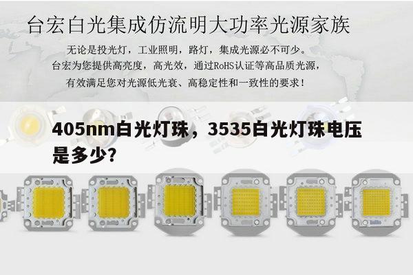 405nm白光灯珠,3535白光灯珠电压是多少?-第1张图片-led灯珠, 贴片led灯珠, 直插led灯珠, 大功率灯珠, 3528灯珠, led灯珠厂家广东台宏光电科技有限公司 服务热线400-689-8189 405nm白光灯珠,3535白光灯珠电压是多少?-第1张图片-led灯珠, 贴片led灯珠, 直插led灯珠, 大功率灯珠, 3528灯珠, led灯珠厂家广东台宏光电科技有限公司 服务热线400-689-8189