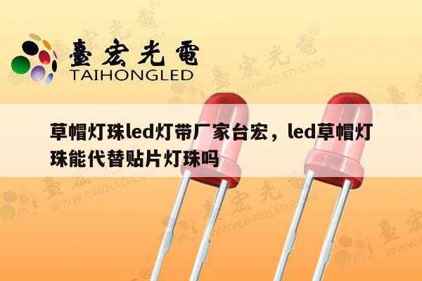 草帽灯珠led灯带厂家台宏，led草帽灯珠能代替贴片灯珠吗-第1张图片-led灯珠, 贴片led灯珠, 直插led灯珠, 大功率灯珠, 3528灯珠, led灯珠厂家广东台宏光电科技有限公司 服务热线400-689-8189