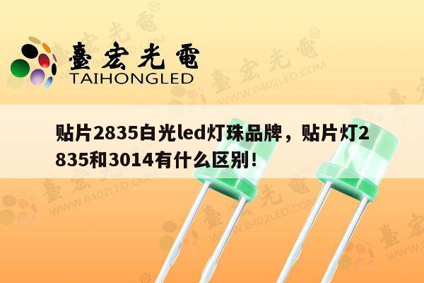 贴片2835白光led灯珠品牌，贴片灯2835和3014有什么区别！-第1张图片-led灯珠, 贴片led灯珠, 直插led灯珠, 大功率灯珠, 3528灯珠, led灯珠厂家广东台宏光电科技有限公司 服务热线400-689-8189