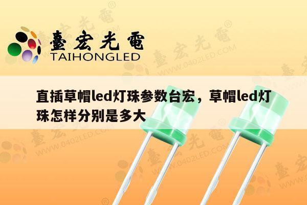 直插草帽led灯珠参数台宏，草帽led灯珠怎样分别是多大-第1张图片-led灯珠, 贴片led灯珠, 直插led灯珠, 大功率灯珠, 3528灯珠, led灯珠厂家广东台宏光电科技有限公司 服务热线400-689-8189