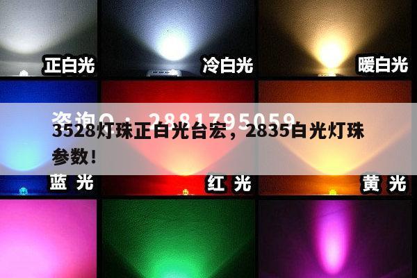 3528灯珠正白光台宏，2835白光灯珠参数！-第1张图片-led灯珠, 贴片led灯珠, 直插led灯珠, 大功率灯珠, 3528灯珠, led灯珠厂家广东台宏光电科技有限公司 服务热线400-689-8189