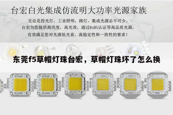 东莞f5草帽灯珠台宏，草帽灯珠坏了怎么换-第1张图片-led灯珠, 贴片led灯珠, 直插led灯珠, 大功率灯珠, 3528灯珠, led灯珠厂家广东台宏光电科技有限公司 服务热线400-689-8189