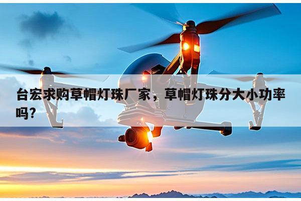 台宏求购草帽灯珠厂家，草帽灯珠分大小功率吗?-第1张图片-led灯珠, 贴片led灯珠, 直插led灯珠, 大功率灯珠, 3528灯珠, led灯珠厂家广东台宏光电科技有限公司 服务热线400-689-8189