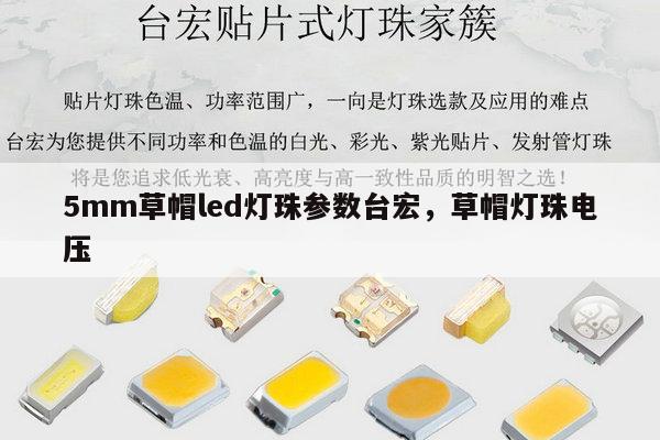 5mm草帽led灯珠参数台宏，草帽灯珠电压-第1张图片-led灯珠, 贴片led灯珠, 直插led灯珠, 大功率灯珠, 3528灯珠, led灯珠厂家广东台宏光电科技有限公司 服务热线400-689-8189