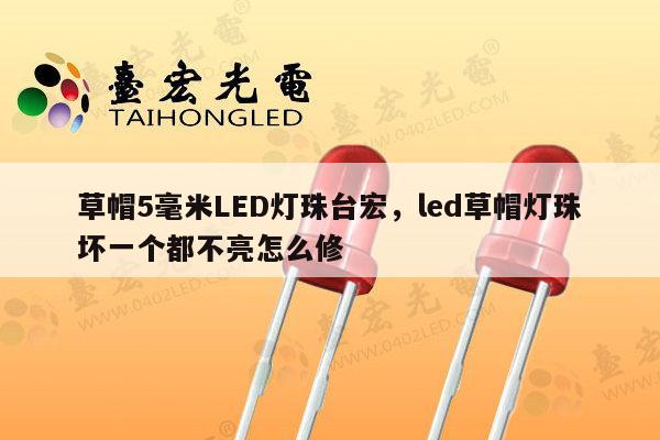 草帽5毫米LED灯珠台宏，led草帽灯珠坏一个都不亮怎么修-第1张图片-led灯珠, 贴片led灯珠, 直插led灯珠, 大功率灯珠, 3528灯珠, led灯珠厂家广东台宏光电科技有限公司 服务热线400-689-8189