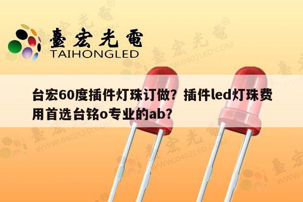 台宏60度插件灯珠订做？插件led灯珠费用首选台铭o专业的ab？-第1张图片-led灯珠, 贴片led灯珠, 直插led灯珠, 大功率灯珠, 3528灯珠, led灯珠厂家广东台宏光电科技有限公司 服务热线400-689-8189
