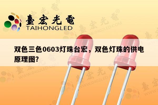 双色三色0603灯珠台宏，双色灯珠的供电原理图？-第1张图片-led灯珠, 贴片led灯珠, 直插led灯珠, 大功率灯珠, 3528灯珠, led灯珠厂家广东台宏光电科技有限公司 服务热线400-689-8189