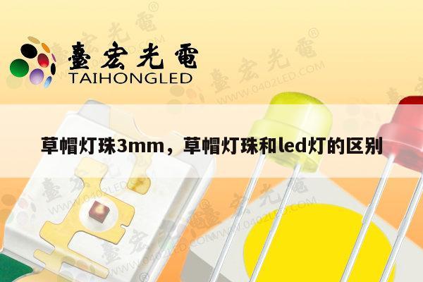 草帽灯珠3mm,草帽灯珠和led灯的区别-第1张图片-led灯珠, 贴片led灯珠, 直插led灯珠, 大功率灯珠, 3528灯珠, led灯珠厂家广东台宏光电科技有限公司 服务热线400-689-8189 草帽灯珠3mm,草帽灯珠和led灯的区别-第1张图片-led灯珠, 贴片led灯珠, 直插led灯珠, 大功率灯珠, 3528灯珠, led灯珠厂家广东台宏光电科技有限公司 服务热线400-689-8189