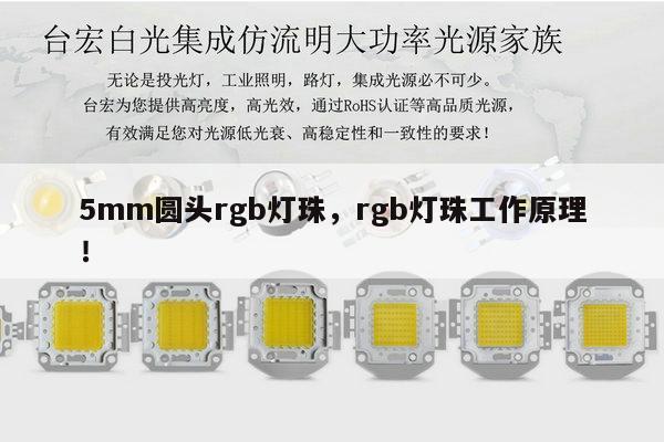 5mm圆头rgb灯珠,rgb灯珠工作原理!-第1张图片-led灯珠, 贴片led灯珠, 直插led灯珠, 大功率灯珠, 3528灯珠, led灯珠厂家广东台宏光电科技有限公司 服务热线400-689-8189 5mm圆头rgb灯珠,rgb灯珠工作原理!-第1张图片-led灯珠, 贴片led灯珠, 直插led灯珠, 大功率灯珠, 3528灯珠, led灯珠厂家广东台宏光电科技有限公司 服务热线400-689-8189