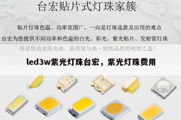 led3w紫光灯珠台宏，紫光灯珠费用-第1张图片-led灯珠, 贴片led灯珠, 直插led灯珠, 大功率灯珠, 3528灯珠, led灯珠厂家广东台宏光电科技有限公司 服务热线400-689-8189