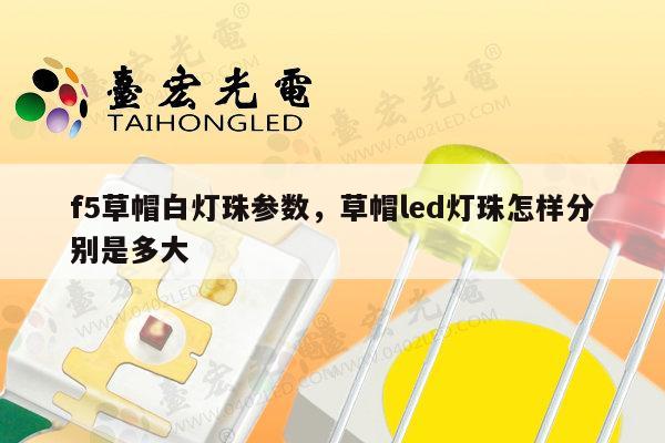 f5草帽白灯珠参数,草帽led灯珠怎样分别是多大-第1张图片-led灯珠, 贴片led灯珠, 直插led灯珠, 大功率灯珠, 3528灯珠, led灯珠厂家广东台宏光电科技有限公司 服务热线400-689-8189 f5草帽白灯珠参数,草帽led灯珠怎样分别是多大-第1张图片-led灯珠, 贴片led灯珠, 直插led灯珠, 大功率灯珠, 3528灯珠, led灯珠厂家广东台宏光电科技有限公司 服务热线400-689-8189