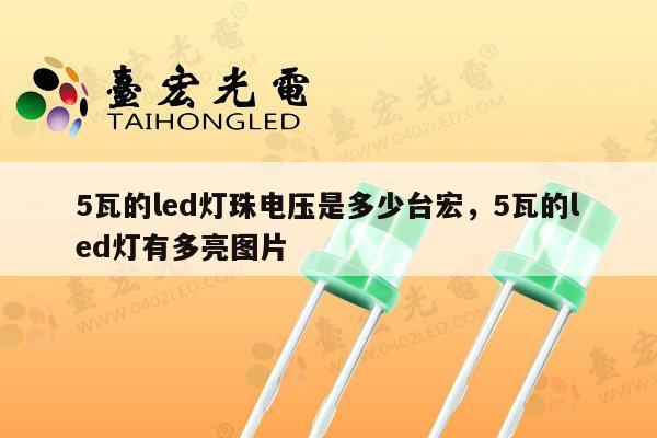 5瓦的led灯珠电压是多少台宏，5瓦的led灯有多亮图片-第1张图片-led灯珠, 贴片led灯珠, 直插led灯珠, 大功率灯珠, 3528灯珠, led灯珠厂家广东台宏光电科技有限公司 服务热线400-689-8189