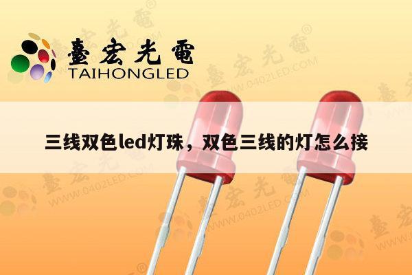 三线双色led灯珠，双色三线的灯怎么接-第1张图片-led灯珠, 贴片led灯珠, 直插led灯珠, 大功率灯珠, 3528灯珠, led灯珠厂家广东台宏光电科技有限公司 服务热线400-689-8189