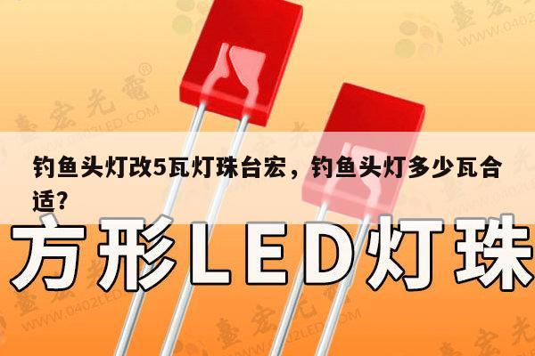 钓鱼头灯改5瓦灯珠台宏，钓鱼头灯多少瓦合适？-第1张图片-led灯珠, 贴片led灯珠, 直插led灯珠, 大功率灯珠, 3528灯珠, led灯珠厂家广东台宏光电科技有限公司 服务热线400-689-8189