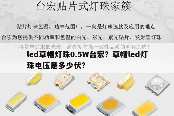 led草帽灯珠0.5W台宏？草帽led灯珠电压是多少伏？-第1张图片-led灯珠, 贴片led灯珠, 直插led灯珠, 大功率灯珠, 3528灯珠, led灯珠厂家广东台宏光电科技有限公司 服务热线400-689-8189