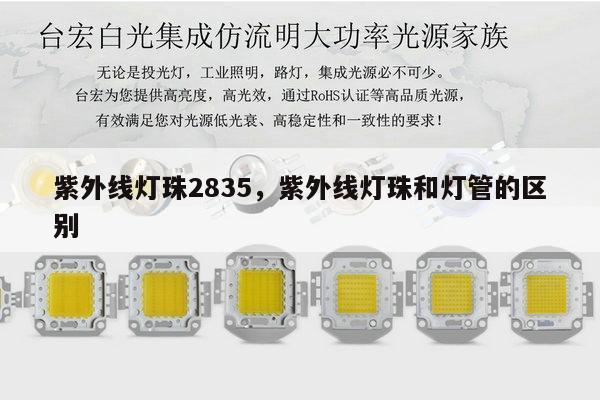 紫外线灯珠2835，紫外线灯珠和灯管的区别-第1张图片-led灯珠, 贴片led灯珠, 直插led灯珠, 大功率灯珠, 3528灯珠, led灯珠厂家广东台宏光电科技有限公司 服务热线400-689-8189