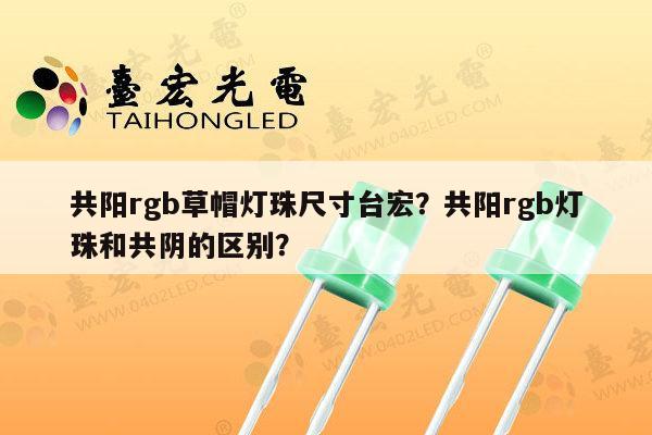共阳rgb草帽灯珠尺寸台宏?共阳rgb灯珠和共阴的区别?-第1张图片-led灯珠, 贴片led灯珠, 直插led灯珠, 大功率灯珠, 3528灯珠, led灯珠厂家广东台宏光电科技有限公司 服务热线400-689-8189 共阳rgb草帽灯珠尺寸台宏?共阳rgb灯珠和共阴的区别?-第1张图片-led灯珠, 贴片led灯珠, 直插led灯珠, 大功率灯珠, 3528灯珠, led灯珠厂家广东台宏光电科技有限公司 服务热线400-689-8189