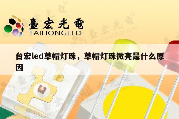 台宏led草帽灯珠，草帽灯珠微亮是什么原因-第1张图片-led灯珠, 贴片led灯珠, 直插led灯珠, 大功率灯珠, 3528灯珠, led灯珠厂家广东台宏光电科技有限公司 服务热线400-689-8189
