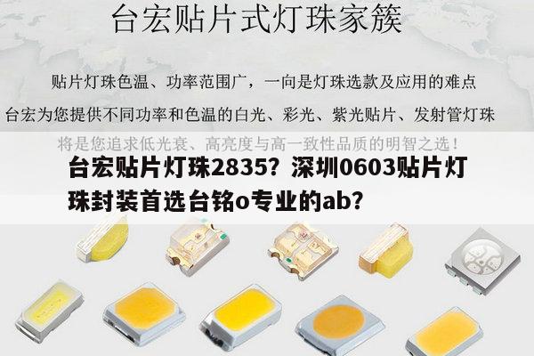 台宏贴片灯珠2835？深圳0603贴片灯珠封装首选台铭o专业的ab？-第1张图片-led灯珠, 贴片led灯珠, 直插led灯珠, 大功率灯珠, 3528灯珠, led灯珠厂家广东台宏光电科技有限公司 服务热线400-689-8189
