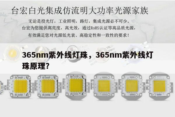 365nm紫外线灯珠，365nm紫外线灯珠原理？-第1张图片-led灯珠, 贴片led灯珠, 直插led灯珠, 大功率灯珠, 3528灯珠, led灯珠厂家广东台宏光电科技有限公司 服务热线400-689-8189