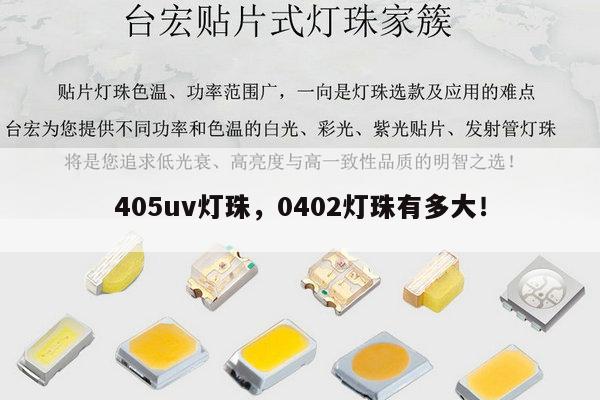 405uv灯珠,0402灯珠有多大!-第1张图片-led灯珠, 贴片led灯珠, 直插led灯珠, 大功率灯珠, 3528灯珠, led灯珠厂家广东台宏光电科技有限公司 服务热线400-689-8189 405uv灯珠,0402灯珠有多大!-第1张图片-led灯珠, 贴片led灯珠, 直插led灯珠, 大功率灯珠, 3528灯珠, led灯珠厂家广东台宏光电科技有限公司 服务热线400-689-8189