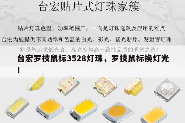 台宏罗技鼠标3528灯珠，罗技鼠标换灯光！-第1张图片-led灯珠, 贴片led灯珠, 直插led灯珠, 大功率灯珠, 3528灯珠, led灯珠厂家广东台宏光电科技有限公司 服务热线400-689-8189