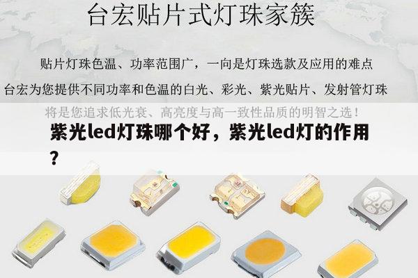 紫光led灯珠哪个好，紫光led灯的作用？-第1张图片-led灯珠, 贴片led灯珠, 直插led灯珠, 大功率灯珠, 3528灯珠, led灯珠厂家广东台宏光电科技有限公司 服务热线400-689-8189