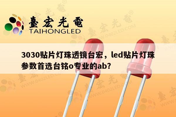 3030贴片灯珠透镜台宏,led贴片灯珠参数首选台铭o专业的ab?-第1张图片-led灯珠, 贴片led灯珠, 直插led灯珠, 大功率灯珠, 3528灯珠, led灯珠厂家广东台宏光电科技有限公司 服务热线400-689-8189 3030贴片灯珠透镜台宏,led贴片灯珠参数首选台铭o专业的ab?-第1张图片-led灯珠, 贴片led灯珠, 直插led灯珠, 大功率灯珠, 3528灯珠, led灯珠厂家广东台宏光电科技有限公司 服务热线400-689-8189