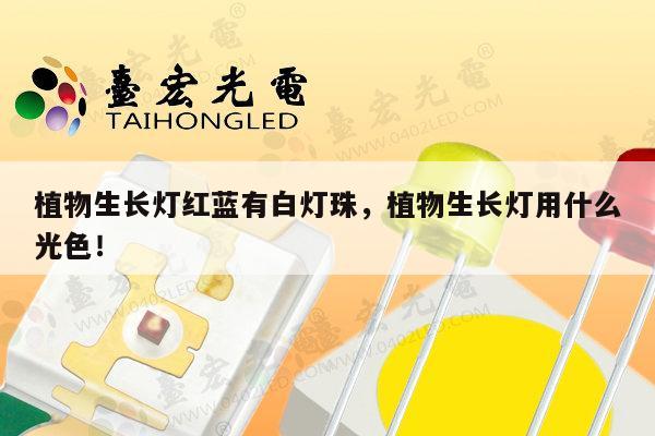 植物生长灯红蓝有白灯珠,植物生长灯用什么光色!-第1张图片-led灯珠, 贴片led灯珠, 直插led灯珠, 大功率灯珠, 3528灯珠, led灯珠厂家广东台宏光电科技有限公司 服务热线400-689-8189 植物生长灯红蓝有白灯珠,植物生长灯用什么光色!-第1张图片-led灯珠, 贴片led灯珠, 直插led灯珠, 大功率灯珠, 3528灯珠, led灯珠厂家广东台宏光电科技有限公司 服务热线400-689-8189