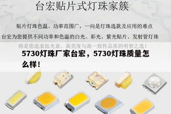 5730灯珠厂家台宏，5730灯珠质量怎么样！-第1张图片-led灯珠, 贴片led灯珠, 直插led灯珠, 大功率灯珠, 3528灯珠, led灯珠厂家广东台宏光电科技有限公司 服务热线400-689-8189