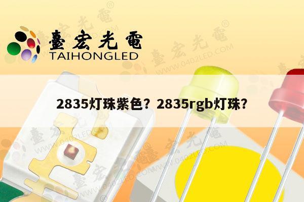2835灯珠紫色？2835rgb灯珠？-第1张图片-led灯珠, 贴片led灯珠, 直插led灯珠, 大功率灯珠, 3528灯珠, led灯珠厂家广东台宏光电科技有限公司 服务热线400-689-8189