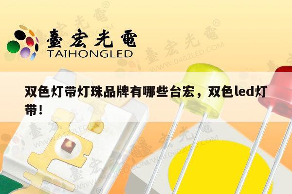 双色灯带灯珠品牌有哪些台宏，双色led灯带！-第1张图片-led灯珠, 贴片led灯珠, 直插led灯珠, 大功率灯珠, 3528灯珠, led灯珠厂家广东台宏光电科技有限公司 服务热线400-689-8189