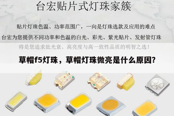 草帽f5灯珠，草帽灯珠微亮是什么原因？-第1张图片-led灯珠, 贴片led灯珠, 直插led灯珠, 大功率灯珠, 3528灯珠, led灯珠厂家广东台宏光电科技有限公司 服务热线400-689-8189