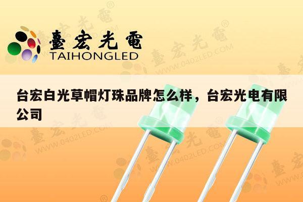 台宏白光草帽灯珠品牌怎么样，台宏光电有限公司-第1张图片-led灯珠, 贴片led灯珠, 直插led灯珠, 大功率灯珠, 3528灯珠, led灯珠厂家广东台宏光电科技有限公司 服务热线400-689-8189