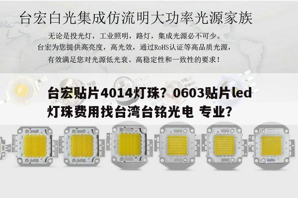 台宏贴片4014灯珠?0603贴片led灯珠费用找台湾台铭光电 专业?-第1张图片-led灯珠, 贴片led灯珠, 直插led灯珠, 大功率灯珠, 3528灯珠, led灯珠厂家广东台宏光电科技有限公司 服务热线400-689-8189 台宏贴片4014灯珠?0603贴片led灯珠费用找台湾台铭光电 专业?-第1张图片-led灯珠, 贴片led灯珠, 直插led灯珠, 大功率灯珠, 3528灯珠, led灯珠厂家广东台宏光电科技有限公司 服务热线400-689-8189