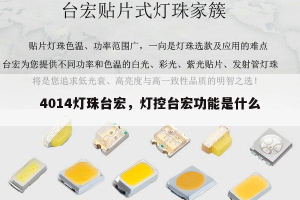 4014灯珠台宏，灯控台宏功能是什么-第1张图片-led灯珠, 贴片led灯珠, 直插led灯珠, 大功率灯珠, 3528灯珠, led灯珠厂家广东台宏光电科技有限公司 服务热线400-689-8189