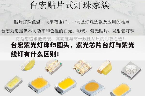 台宏紫光灯珠f5圆头，紫光芯片台灯与紫光线灯有什么区别！-第1张图片-led灯珠, 贴片led灯珠, 直插led灯珠, 大功率灯珠, 3528灯珠, led灯珠厂家广东台宏光电科技有限公司 服务热线400-689-8189