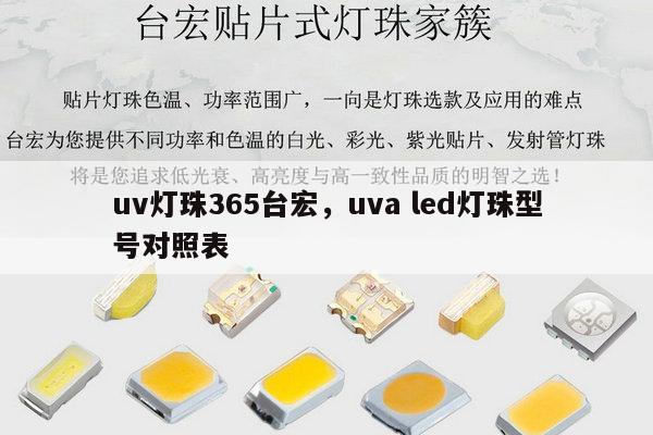 uv灯珠365台宏，uva led灯珠型号对照表-第1张图片-led灯珠, 贴片led灯珠, 直插led灯珠, 大功率灯珠, 3528灯珠, led灯珠厂家广东台宏光电科技有限公司 服务热线400-689-8189