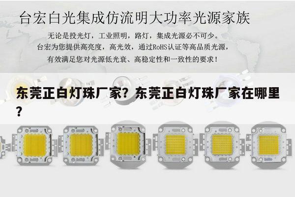 东莞正白灯珠厂家？东莞正白灯珠厂家在哪里？-第1张图片-led灯珠, 贴片led灯珠, 直插led灯珠, 大功率灯珠, 3528灯珠, led灯珠厂家广东台宏光电科技有限公司 服务热线400-689-8189