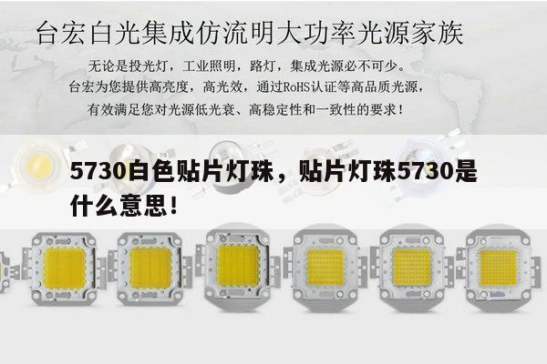 5730白色贴片灯珠,贴片灯珠5730是什么意思!-第1张图片-led灯珠, 贴片led灯珠, 直插led灯珠, 大功率灯珠, 3528灯珠, led灯珠厂家广东台宏光电科技有限公司 服务热线400-689-8189 5730白色贴片灯珠,贴片灯珠5730是什么意思!-第1张图片-led灯珠, 贴片led灯珠, 直插led灯珠, 大功率灯珠, 3528灯珠, led灯珠厂家广东台宏光电科技有限公司 服务热线400-689-8189