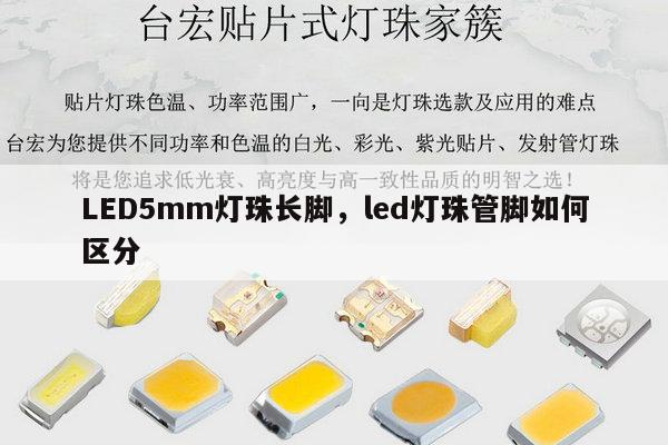 LED5mm灯珠长脚，led灯珠管脚如何区分-第1张图片-led灯珠, 贴片led灯珠, 直插led灯珠, 大功率灯珠, 3528灯珠, led灯珠厂家广东台宏光电科技有限公司 服务热线400-689-8189