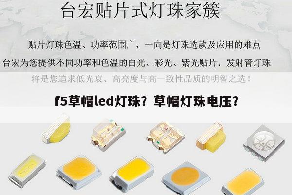 f5草帽led灯珠？草帽灯珠电压？-第1张图片-led灯珠, 贴片led灯珠, 直插led灯珠, 大功率灯珠, 3528灯珠, led灯珠厂家广东台宏光电科技有限公司 服务热线400-689-8189
