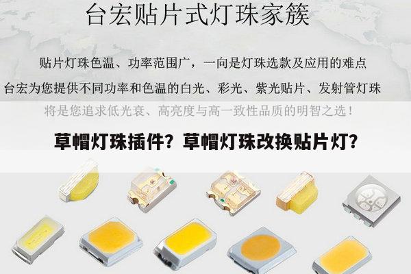 草帽灯珠插件？草帽灯珠改换贴片灯？-第1张图片-led灯珠, 贴片led灯珠, 直插led灯珠, 大功率灯珠, 3528灯珠, led灯珠厂家广东台宏光电科技有限公司 服务热线400-689-8189