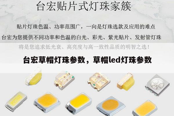 台宏草帽灯珠参数，草帽led灯珠参数-第1张图片-led灯珠, 贴片led灯珠, 直插led灯珠, 大功率灯珠, 3528灯珠, led灯珠厂家广东台宏光电科技有限公司 服务热线400-689-8189